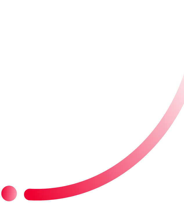 Red curve design line decoration